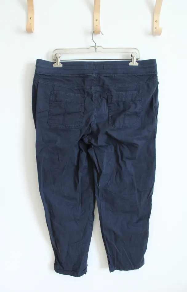 Rings Sonoma Sonoma Blue Elastic Waist Pants 16