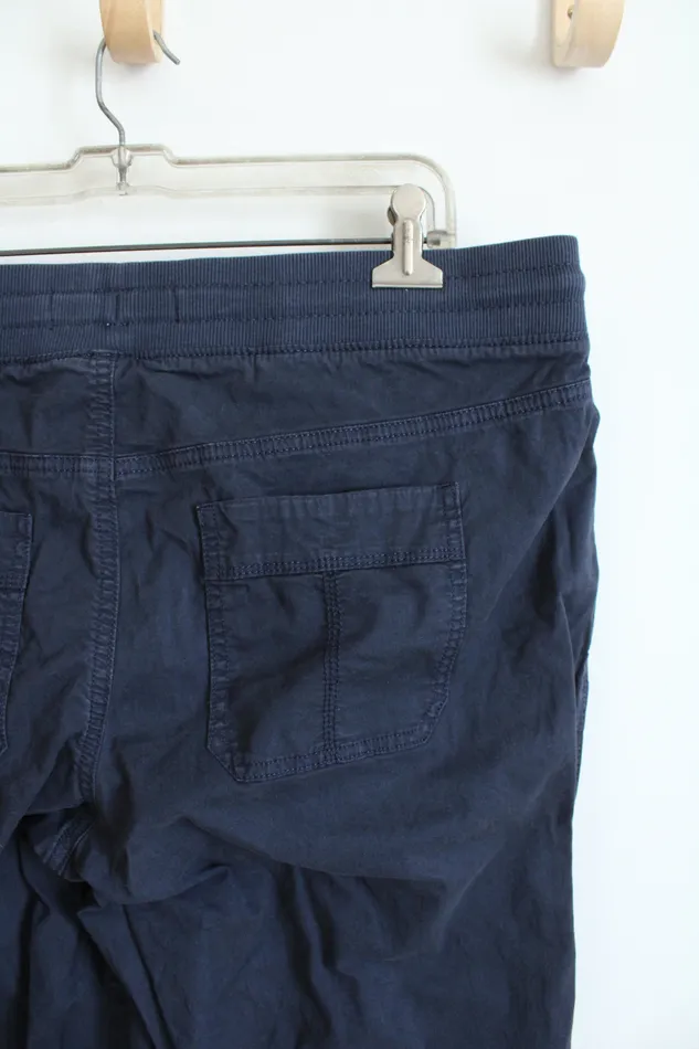 Rings Sonoma Sonoma Blue Elastic Waist Pants 16