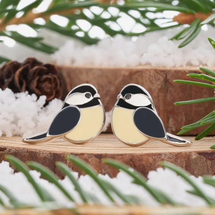 Rings Sterling Silver Chickadee Studs Chadds Ford Jewelry