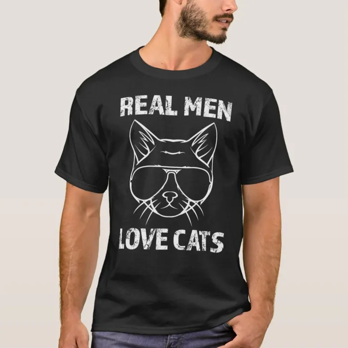 Rings ZAZZLE Real Men Love Cats TShirt