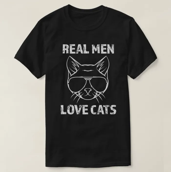 Rings ZAZZLE Real Men Love Cats TShirt