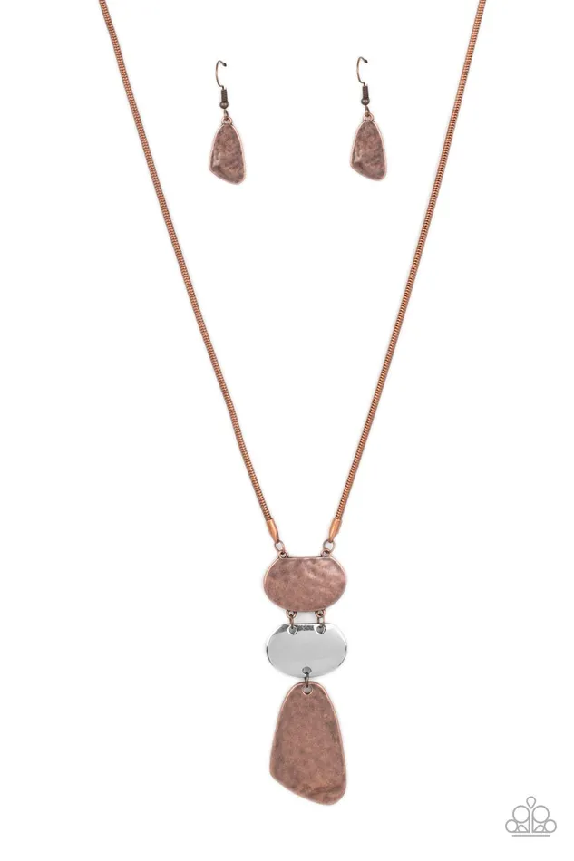 Riverside Respite Copper Paparazzi Accessories Earrings