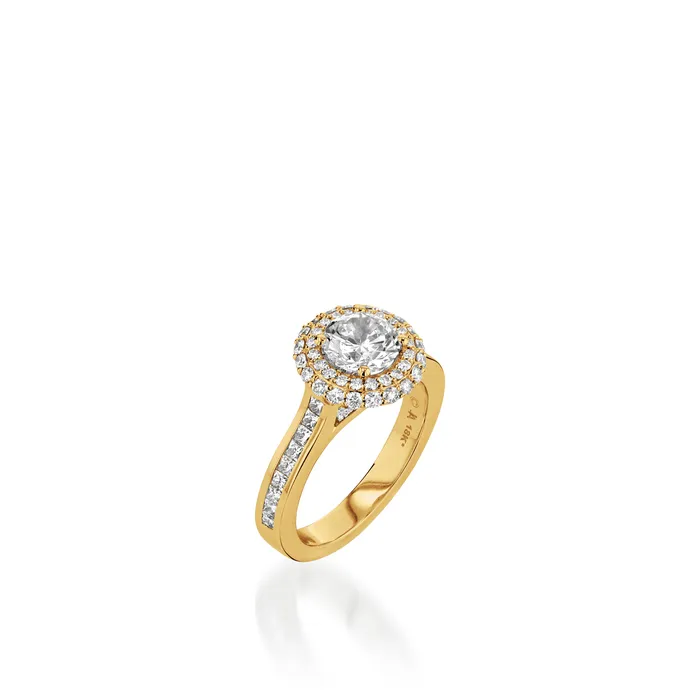 Royalty Yellow Gold Engagement Ring John Atencio Rings