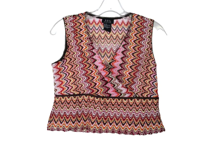 RQT Earrings RQT Red Knit Top L Petite