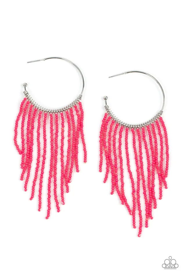 Saguaro Breeze Pink Paparazzi Accessories Earrings