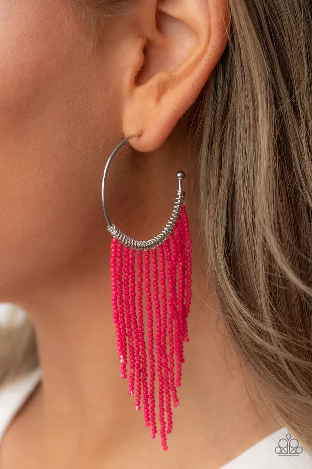 Saguaro Breeze Pink Paparazzi Accessories Earrings