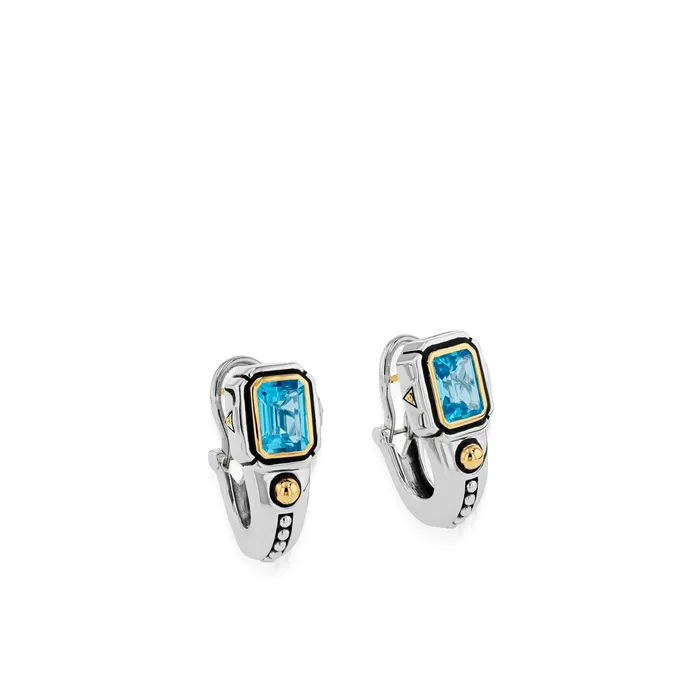 Sahara Gemstone Hoop Earrings John Atencio Earrings