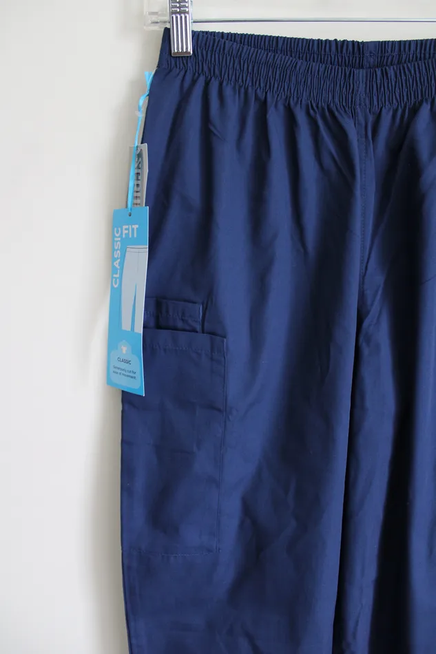 Scrub Zone NEW Scrub Zone Blue Scrub Pants S Rings