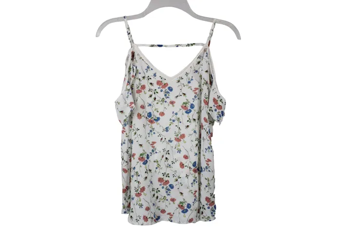 Sienna Sky Rings Sienna Sky Floral Cold Shoulder Blouse M