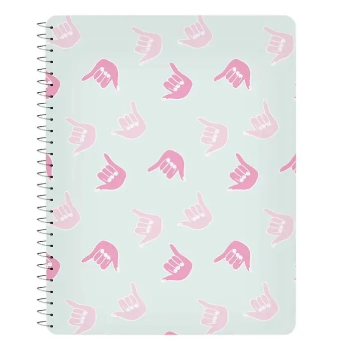 SOHADESIGNS Earrings SoHa Aloha Shaka Keiki Kids Spiral Notebook