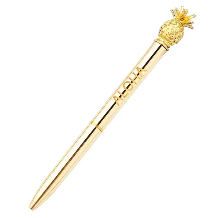 SOHADESIGNS PreStyled Sets SoHa Living Gold Aloha Pineapple Pen