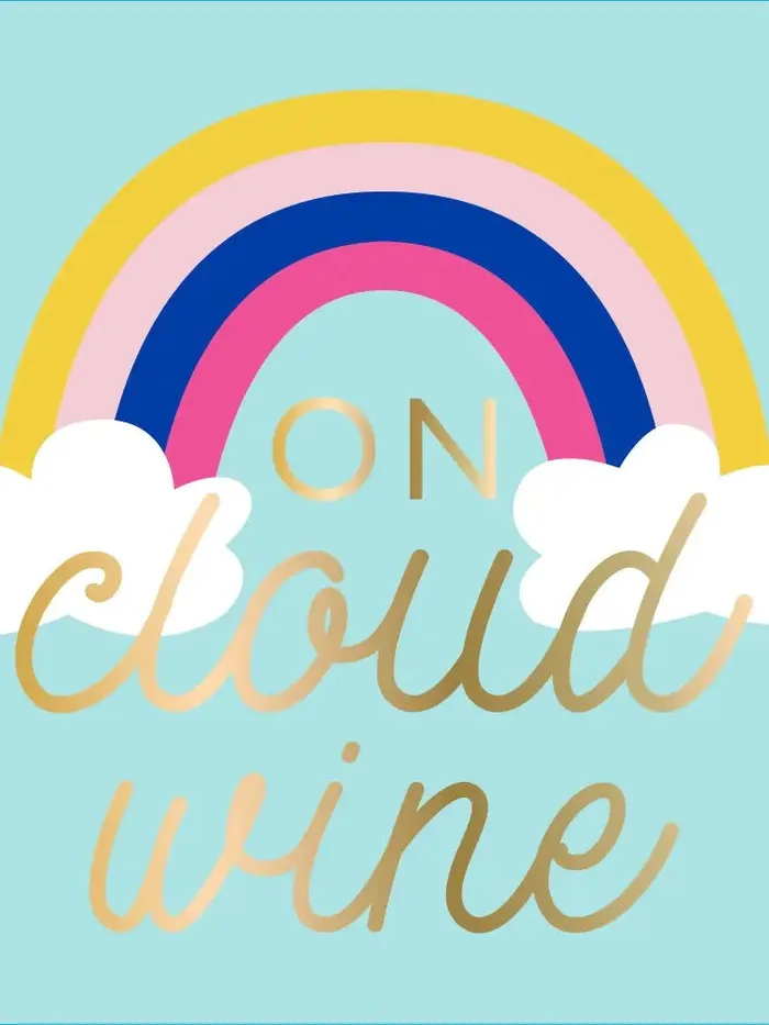 soireesisters On Cloud Wine Soiree Sisters Foil Cocktail Napkins Rings
