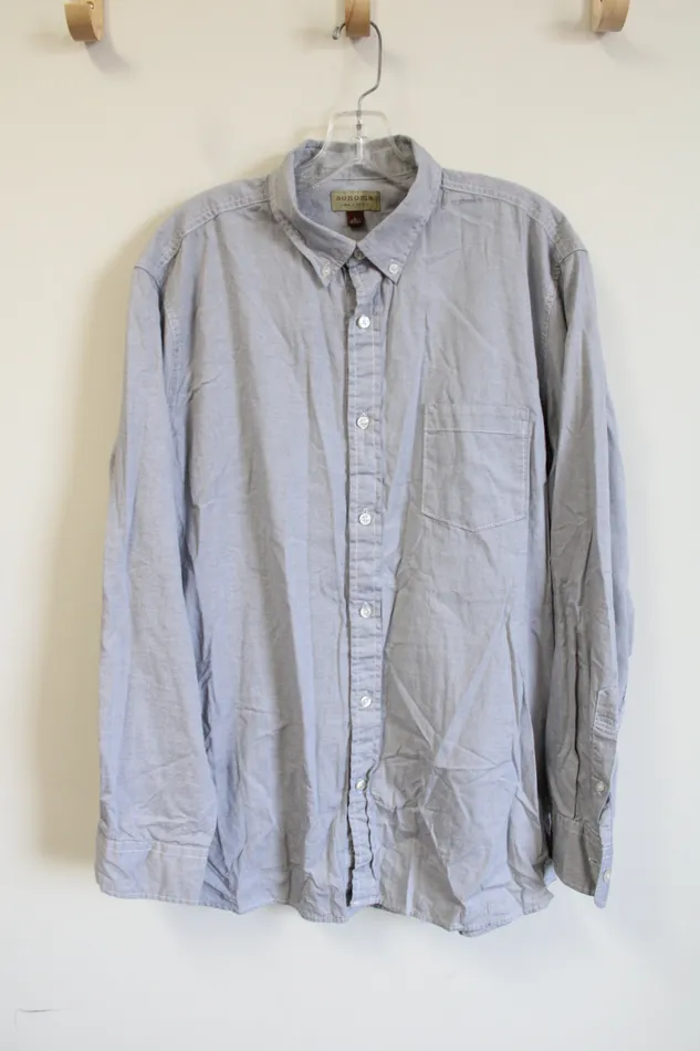 Sonoma Sonoma Light Gray Button Down Shirt L Necklaces
