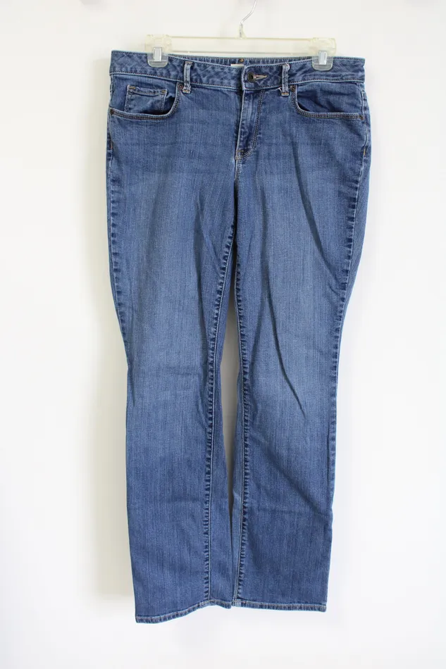 Sonoma Sonoma Mid Rise Straight Jeans 8 Earrings