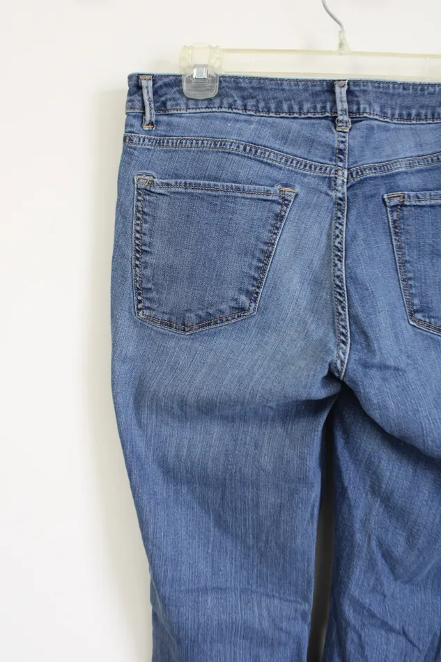 Sonoma Sonoma Mid Rise Straight Jeans 8 Earrings