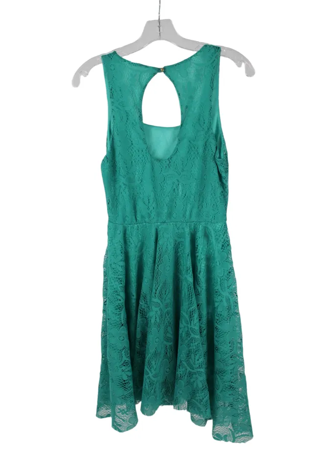 Ssonagi Blue Lace Dress M Jubilee Thrift Rings