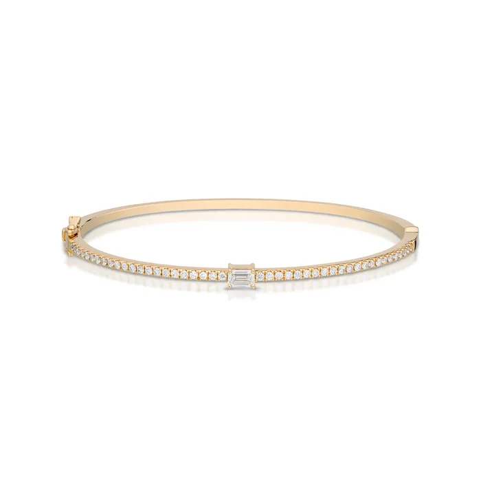 Stephen Silver Fine Jewelry Bracelets 080 Carat Diamond Bangle Bracelet