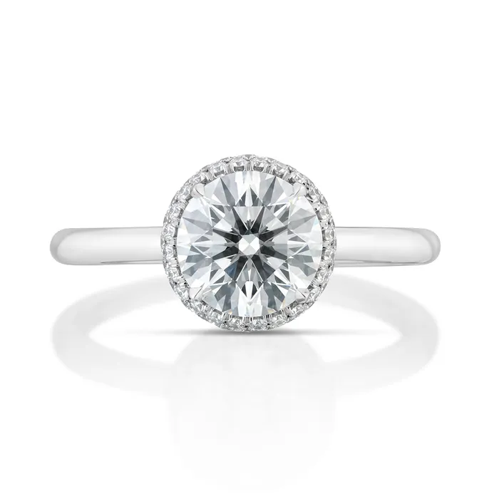 Stephen Silver Fine Jewelry Rings 159 Carat Diamond Pav Halo Engagement Ring Stephen Silver Fine Jewelry Rings 159 Carat Diamond Pav Halo Engagement Ring