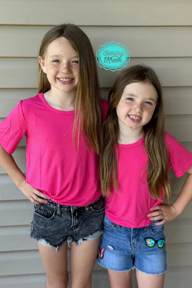 STERLING KREEK KIDS Rings SIMPLE STERLING PINK KIDS TEE