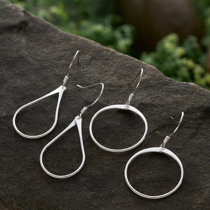 Sterling Silver Minimalist Earrings Bundle Chadds Ford Jewelry Earrings