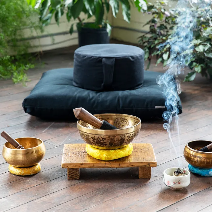 Studio HiZafu Buckwheat Meditation Pillow DC Earrings