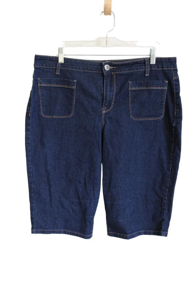 Style Co Denim Skimmer Short 16 Style Co Earrings