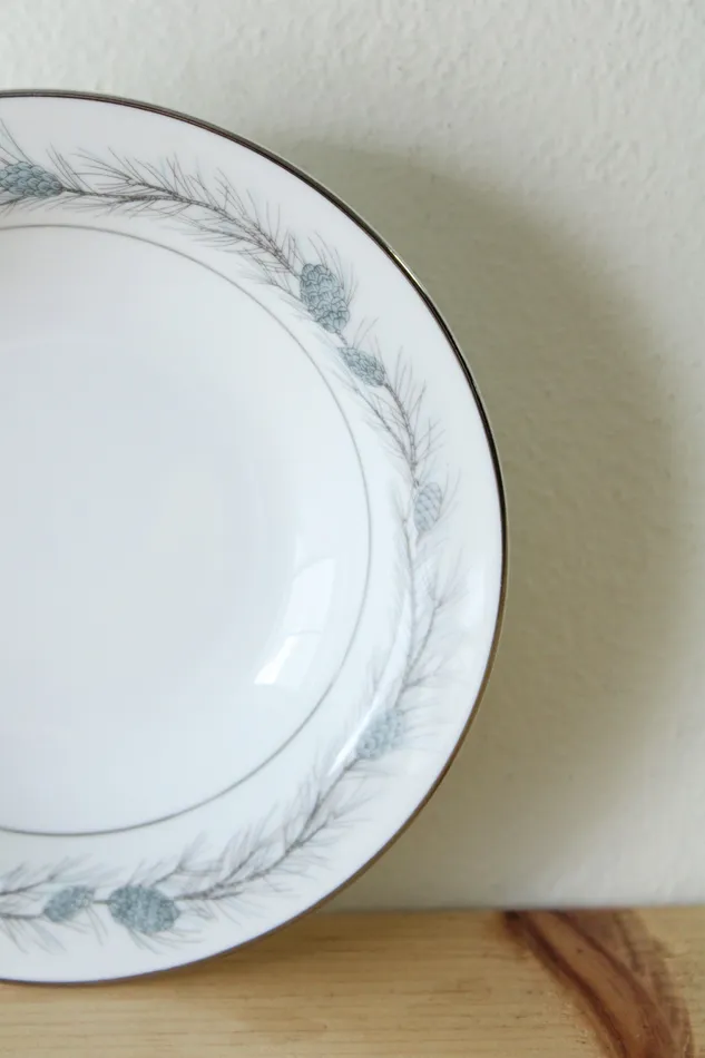 Style House Fine China Duchess Made In Japan Winter Dessert Bowl Style House Earrings