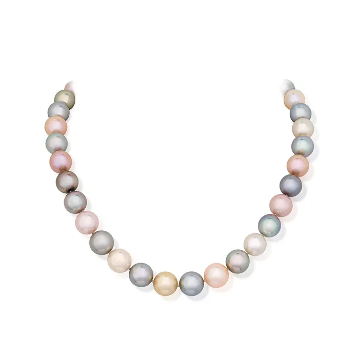 Tahitian and Freshwater Pearl Necklace Stephen Silver Fine Jewelry Necklaces