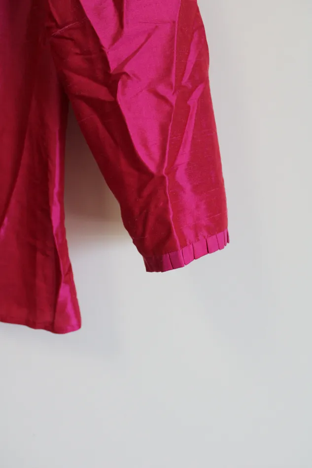 Talbots Earrings NEW Talbots Silk Hot Pink Top 8