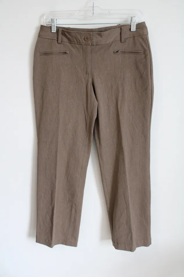 Talbots Talbots Signature Brown Trouser Pant 6 Petite Earrings