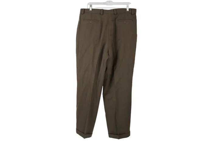 Tallia Oumo Earrings Talia Uomo Brown Dress Pants 37