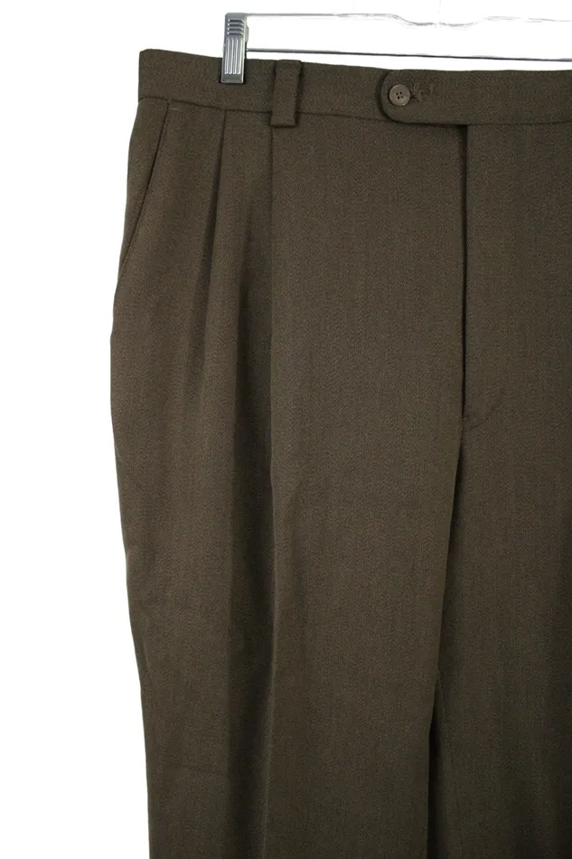 Tallia Oumo Earrings Talia Uomo Brown Dress Pants 37