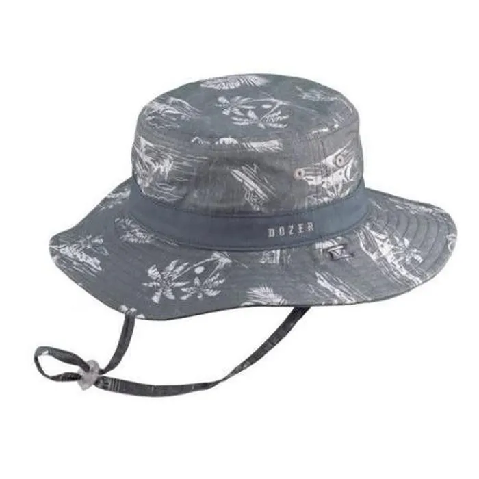 TANKSTREAM Necklaces Dozer Hawaiian Print Bucket Hat for Boys Ryder Gray