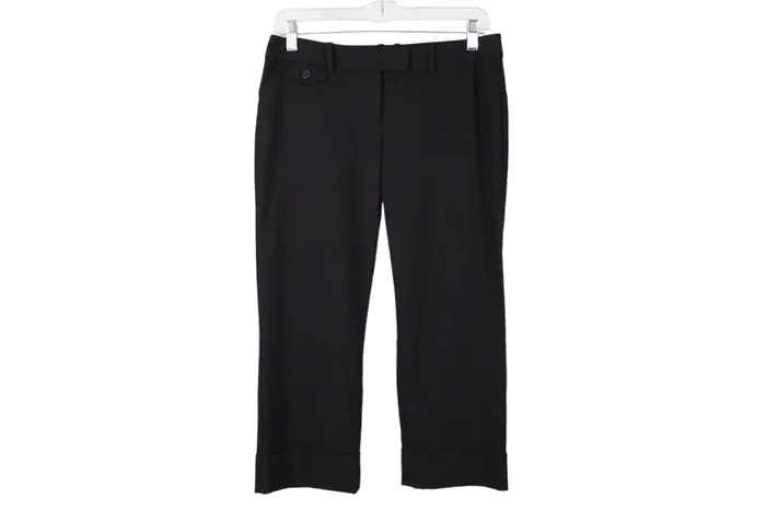 The Limited The Limited Capri Drew Fit Black Pants 0 Rings