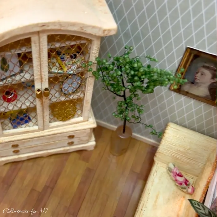 The Toy Store 124 Scale Miniature Diorama Portraits by NC Earrings