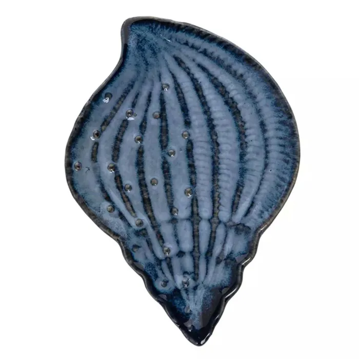 THEBEACHCOMBER Rings Beachcombers Textured Blue Seashell Dish