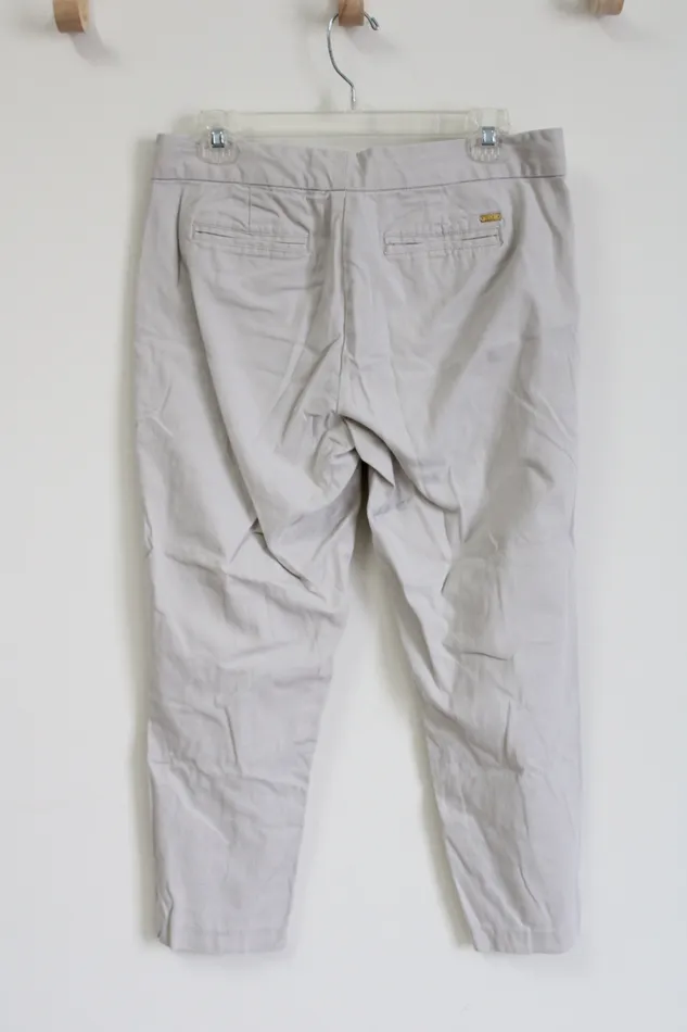 Tommy Hilfiger Earrings Tommy Hilfiger Khaki Ankle Pants 8