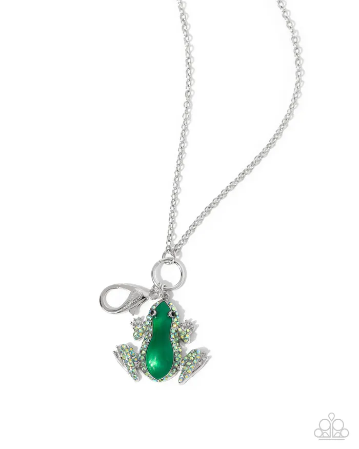 Tree Frog Green Paparazzi Accessories Necklaces