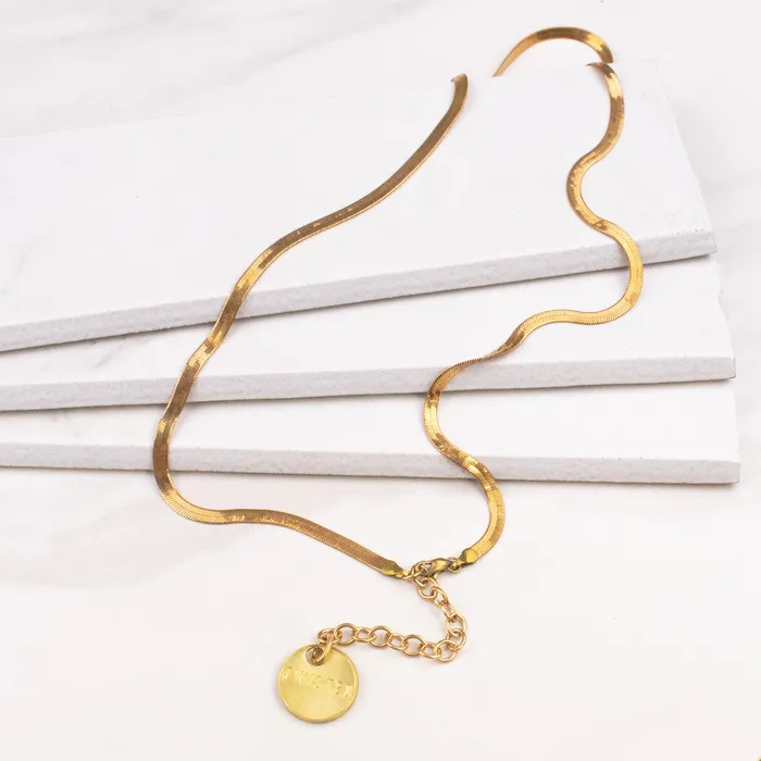 Twisted Silver Necklaces GOLDIE Necklace
