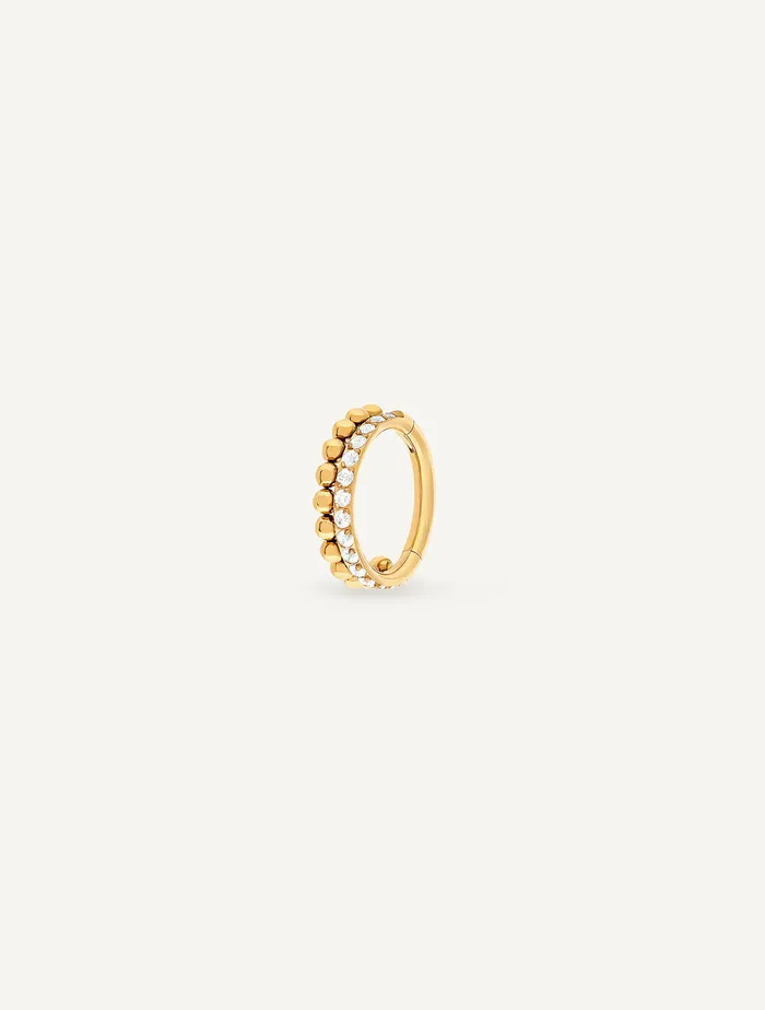 TWO ROWS RING PIERCING Maison Dore Rings