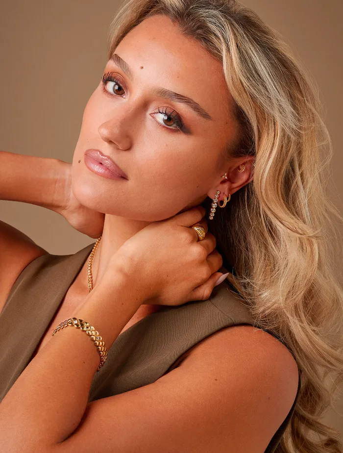 TWO ROWS RING PIERCING Maison Dore Rings