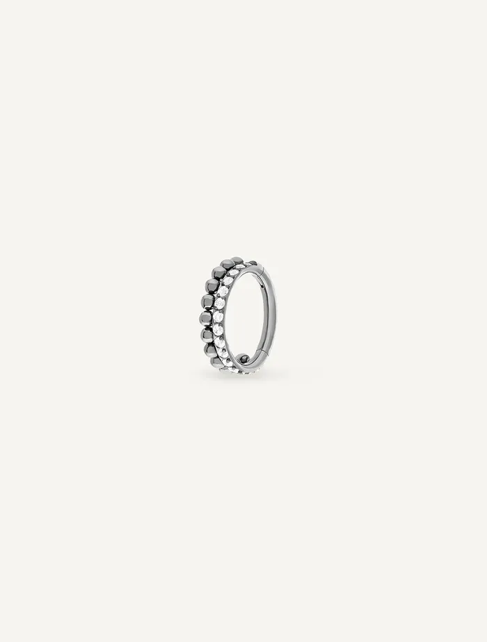 TWO ROWS RING PIERCING Maison Dore Rings