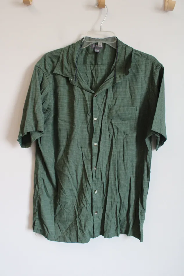 Van Heusen Earrings Van Heusen Air Green Button Down Shirt XL 1717 12