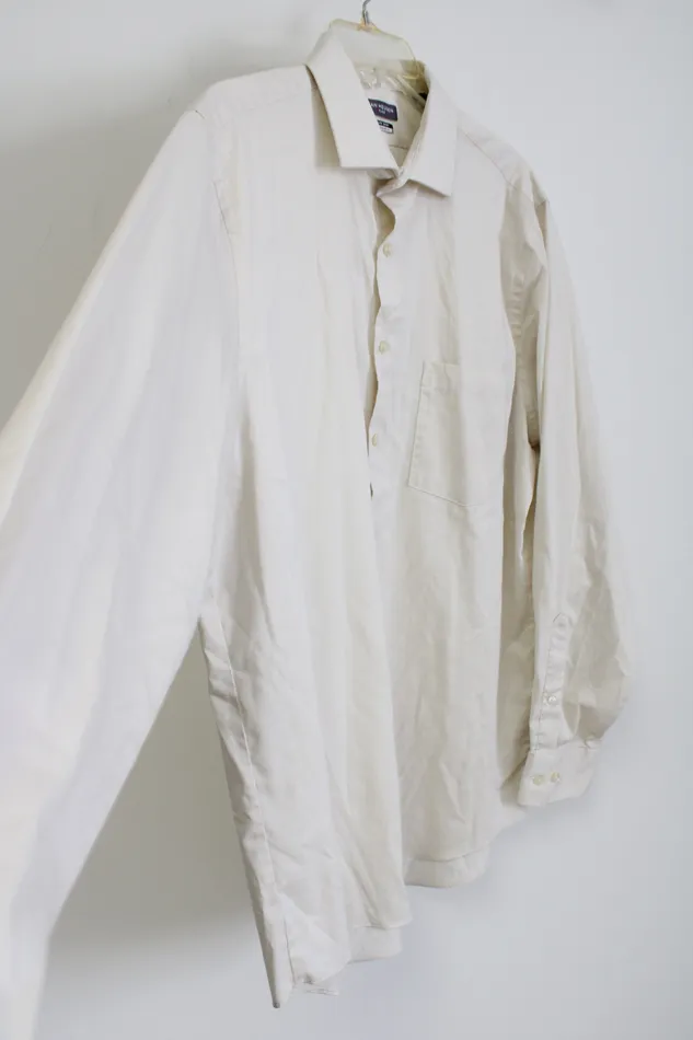 Van Husen Regular Fit Cream Flex Shirt 16 3435 Van Heusen Earrings