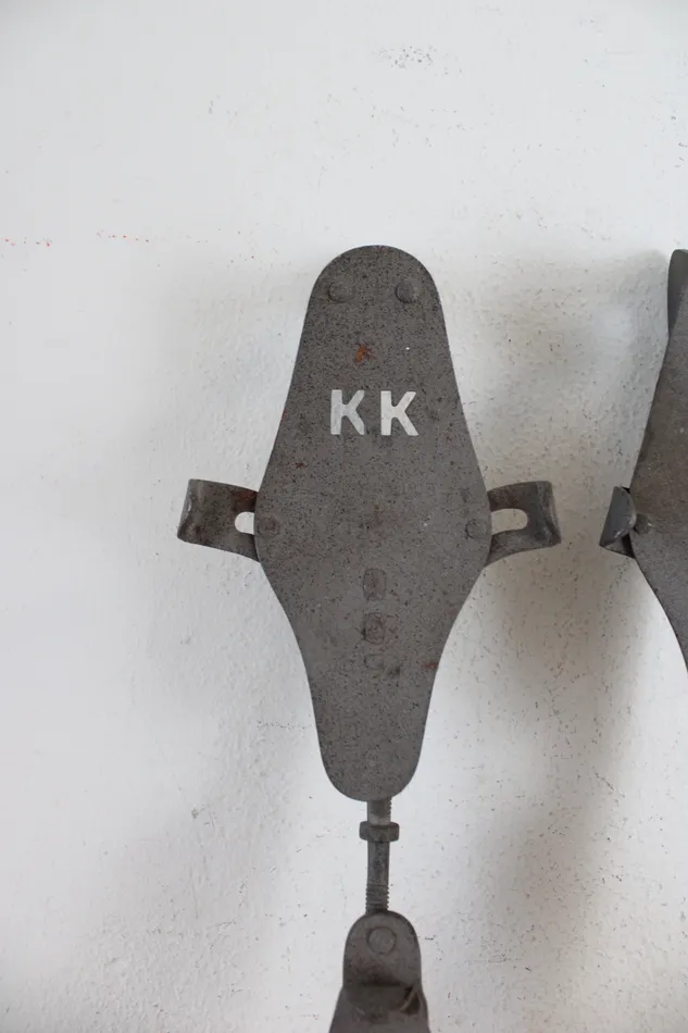 Vintage Klipper Klub KK Ice Skates Jubilee Thrift Earrings
