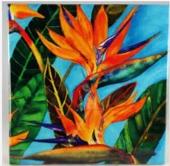 VISIONSTROPICS Necklaces Visions of the Tropics Bird of Paradise Ceramic Tile 425 VISIONSTROPICS Necklaces Visions of the Tropics Bird of Paradise Ceramic Tile 425