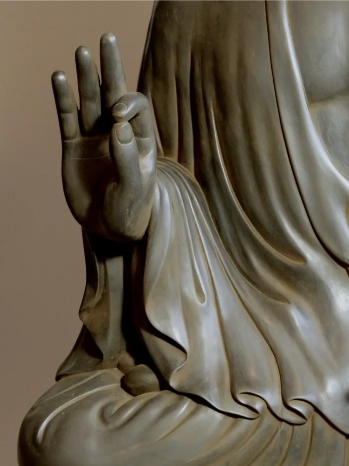Wesco Earrings Large Teaching Buddha Statue