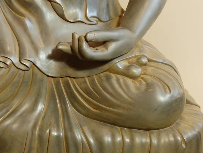 Wesco Earrings Large Teaching Buddha Statue