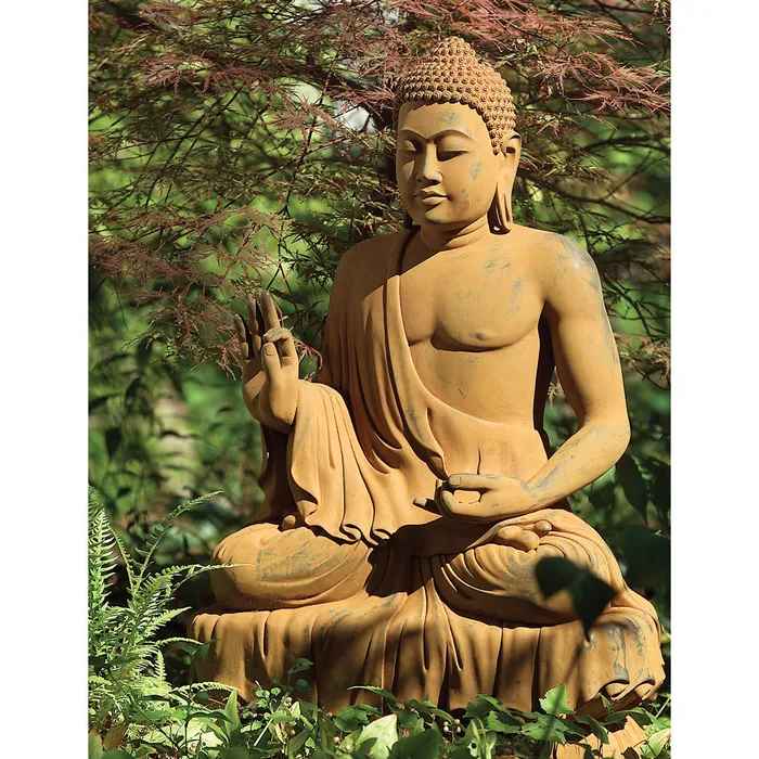 Wesco Earrings Large Teaching Buddha Statue