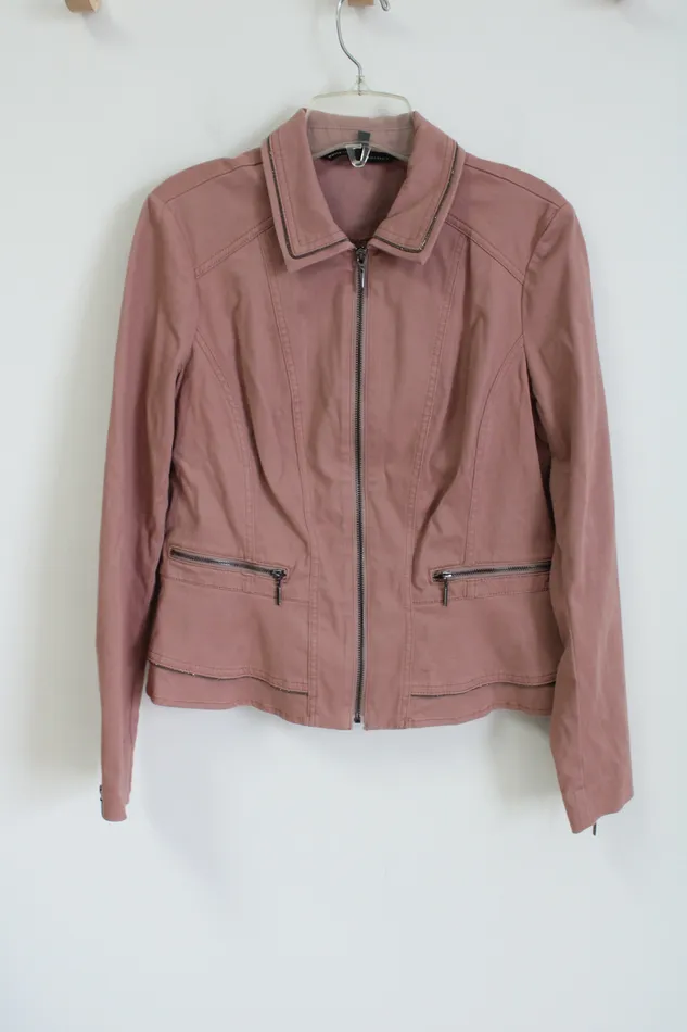 White House Black Market Dusty Pink Jacket 8 White House Black Market Rings